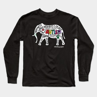 Autism Elephant Shirt Long Sleeve T-Shirt